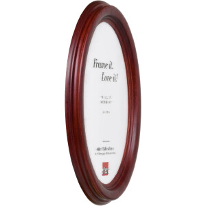 Effect Oval Fotolijst 50x60 cm in Mahagoni Kleur