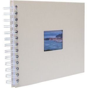 HNFD spiraalalbum BULDANA zeem 23x17 cm 40 witte paginas