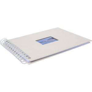 HNFD spiraalalbum BULDANA zeem 23x17 cm 40 witte paginas