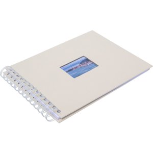 HNFD spiraalalbum BULDANA zeem 23x17 cm 40 witte paginas