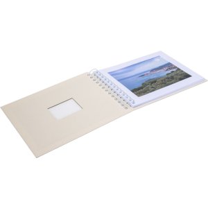 HNFD spiraalalbum BULDANA zeem 23x17 cm 40 witte paginas