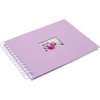 HNFD Spiraalalbum BULDANA orchidee 23x17 cm 40 witte paginas