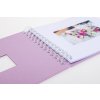 HNFD Spiraalalbum BULDANA orchidee 23x17 cm 40 witte paginas