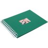 HNFD Spiraalalbum BULDANA spar groen 23x17 cm 40 witte paginas