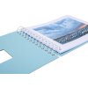 HNFD Spiraalalbum BULDANA aqua 23x17 cm 40 witte paginas