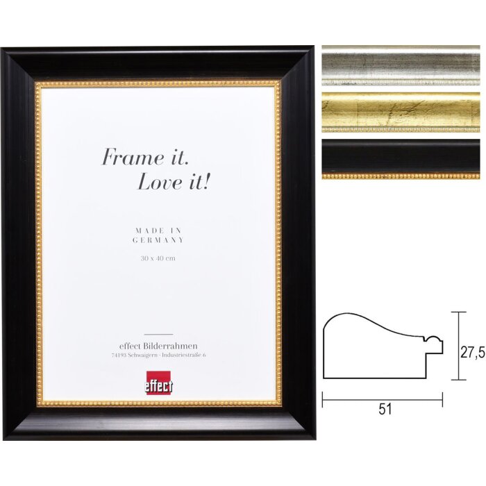 Effect Houtprofiel 95 Wandspiegel 30x40 cm tot 50x70 cm Spiegel