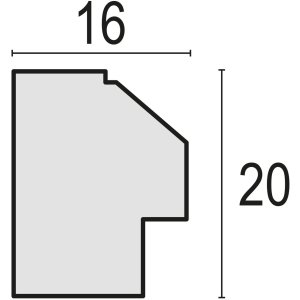 ZEP MDF Houten lijst Zara B 20x30 cm