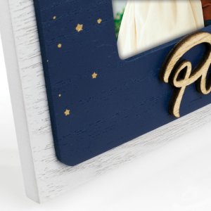 ZEP Houten Fotolijst Astro FR blauw 10x15 cm Papa Fotolijst