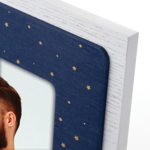 ZEP Houten Fotolijst Astro FR blauw 10x15 cm Papa Fotolijst