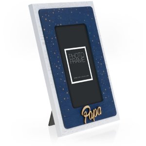 ZEP Houten Fotolijst Astro FR blauw 10x15 cm Papa Fotolijst