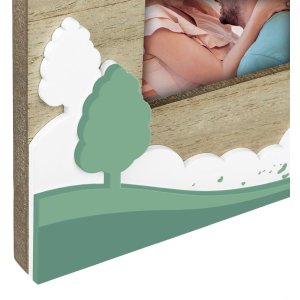 ZEP Houten Portretlijst Sheila 10x15 cm Groen Fiets Fotolijstje