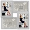 ZEP Metal Photo Gallery Olimpia zilver 4 fotos 10x15 cm (28,5x28,5 cm)