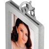 ZEP Foto sleutelhanger metaal zilver 2 fotos 3,5x4,5 cm