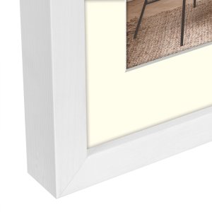 ZEP Houten lijst Malmo wit 20x30 cm met Passepartout 15x20 cm