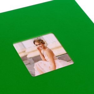 ZEP Spiraalalbum Mistig groen 25x25 cm 50 zwarte paginas