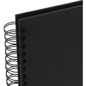 ZEP Spiraalalbum Mistig zwart 21x16 cm 50 zwarte paginas