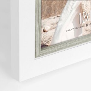 ZEP Houten lijst Sion wit 10x15 cm tot 30x45 cm