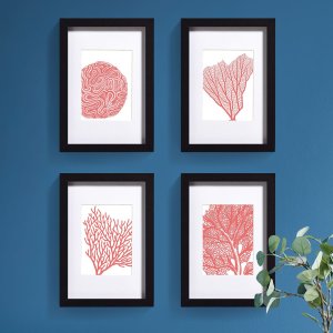 Walther Houten lijst Stockholm zwart 40x50 cm met passepartout acrylglas