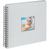 Walther Spiraalalbum Fun lichtblauw 30x30 cm 50 zwarte paginas