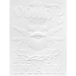 ZEP Tinnen bord TATTOO 47x35x0,5 cm Miami