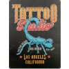 ZEP Tinnen bord TATTOO 47x35x0,5 cm Long Beach