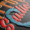 ZEP Tinnen bord TATTOO 47x35x0,5 cm Long Beach