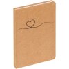Walther notitieboek Tribal Heart bruin 21x15 cm 80 vel gestippeld