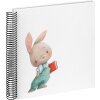 Walther Babyalbum Spiraalalbum Bunny Nosey 25x25 cm 40 witte paginas