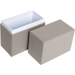HNFD fotodoos Parda taupe 11x5,5x16 cm voor 200-300 fotos 10x15 cm