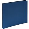 HNFD Linnen schroefdeksel album blauw 38x31 cm 40 paginas fotokarton