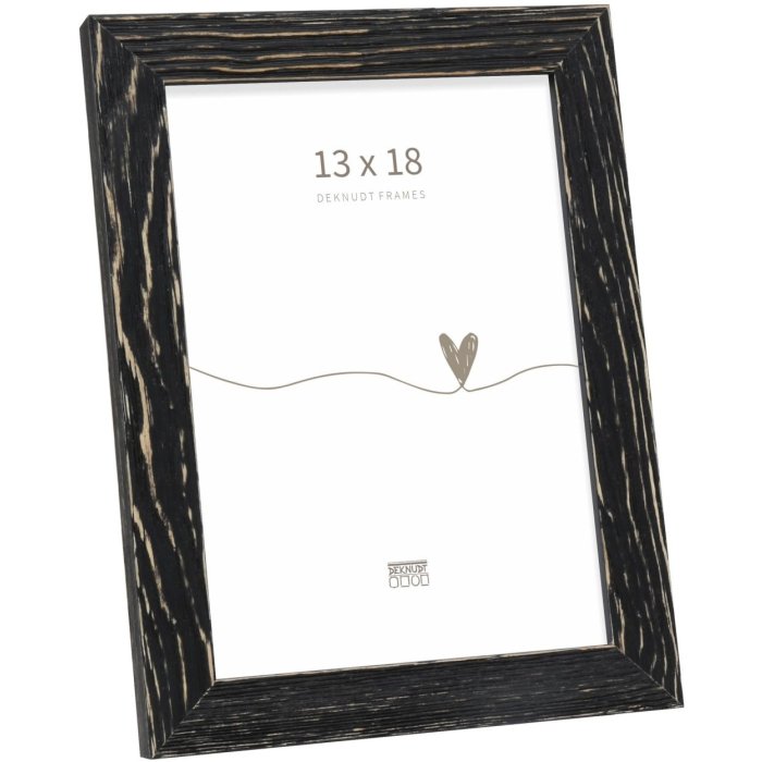 Deknudt Houten lijst S68VF zwart 13x18 cm