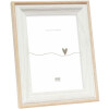 Deknudt Houten lijst S68VG1 wit-natuur 15x20 cm