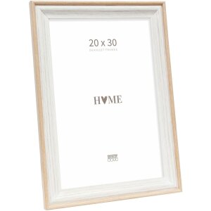 Deknudt Houten lijst S68VG1 wit-natuur 20x30 cm