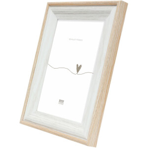 Deknudt Houten lijst S68VG1 wit-natuur 20x30 cm