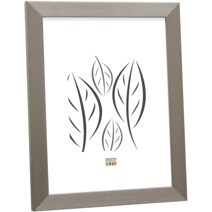 Deknudt kunststof lijst S41VD1 zilver 21x29,7 cm DIN A4 documentenlijst