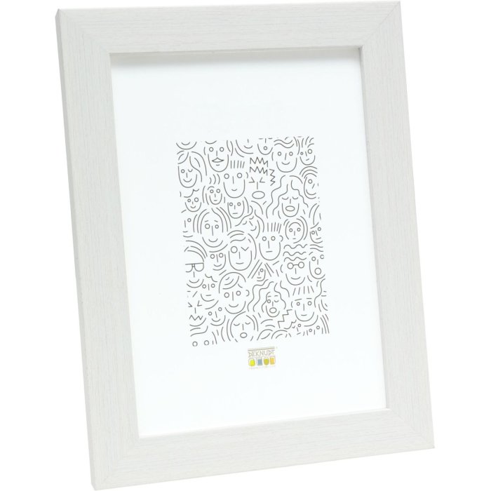 Deknudt kunststof lijst S41VF1 wit 21x29,7 cm DIN A4 document fotolijst