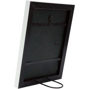 Deknudt kunststof lijst S41VK1 wit met zilveren rand 21x29,7 cm DIN A4
