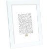 Deknudt kunststof lijst S41VK1 wit met zilveren rand 21x29,7 cm DIN A4