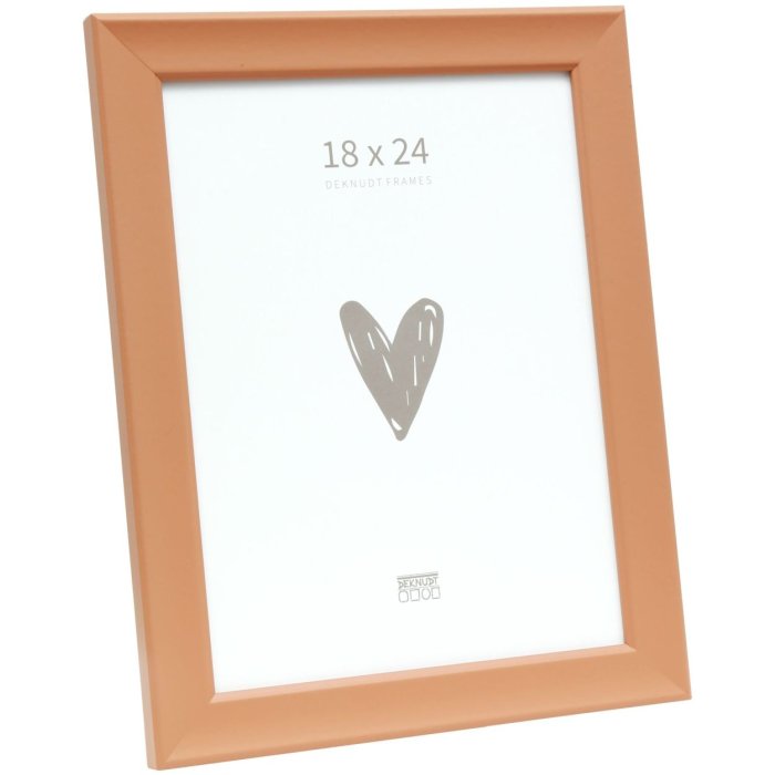 Deknudt Houten lijst S45Y terracotta 18x24 cm
