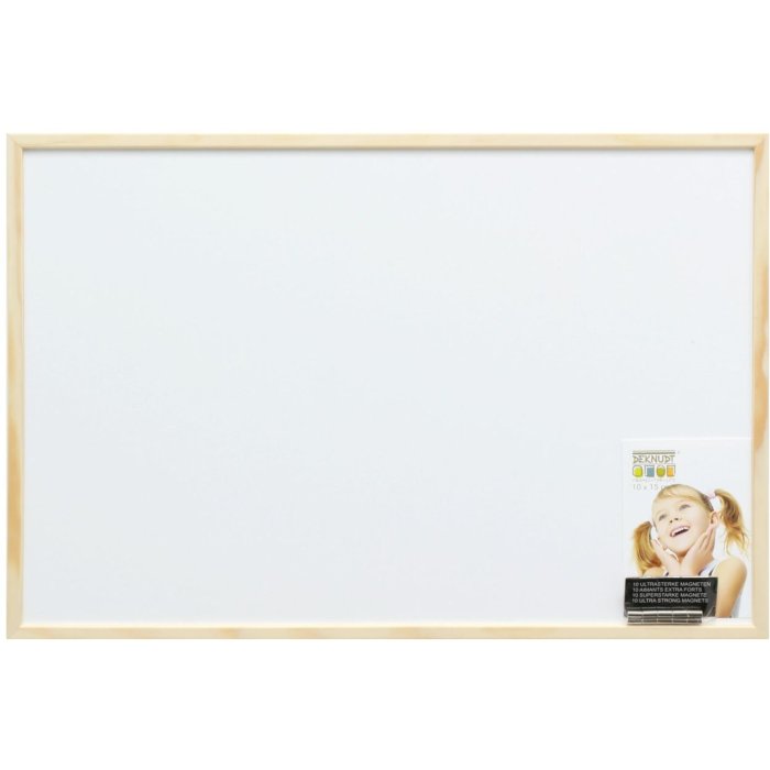Deknudt Houten Magneetbord S41JH1 natuur 40x60 cm