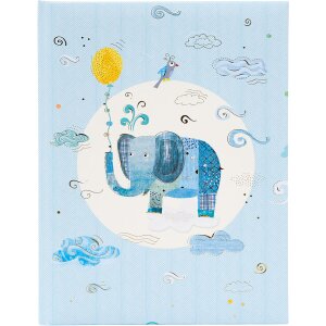 Goldbuch baby dagboek Blauwe Olifant 21x28 cm zilver...
