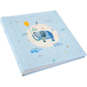 Goldbuch Baby Album Blauwe Olifant 30x31 cm 60 witte paginas