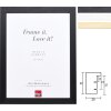 Effect houten fotolijst Profiel 55 Speciale formaten en glassoorten