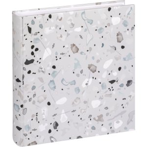 Walther Fotoalbum Terrazzosteen 30x30 cm 60 witte paginas