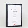 Effect houten fotolijst profiel 26 blauw 24x30 cm Kunstglas