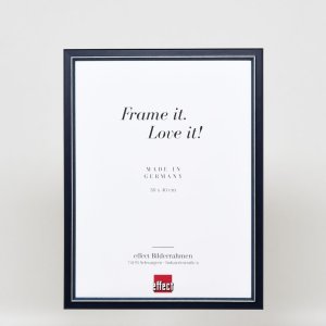 Effect houten fotolijst profiel 26 blauw 25x50 cm Normaal glas