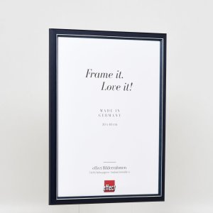 Effect houten fotolijst profiel 26 blauw 25x50 cm Normaal glas