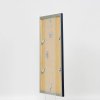 Effect houten fotolijst profiel 26 blauw met zilveren rand 2 cm lijst