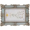 Clayre & Eef 2F0995 Fotolijst 15x2x20 cm Blauw Vintage Ontwerp 10x15 cm