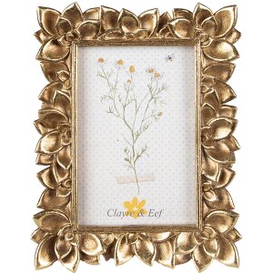Clayre & Eef 2F1022 Fotolijst goud 16x2x21 cm voor...